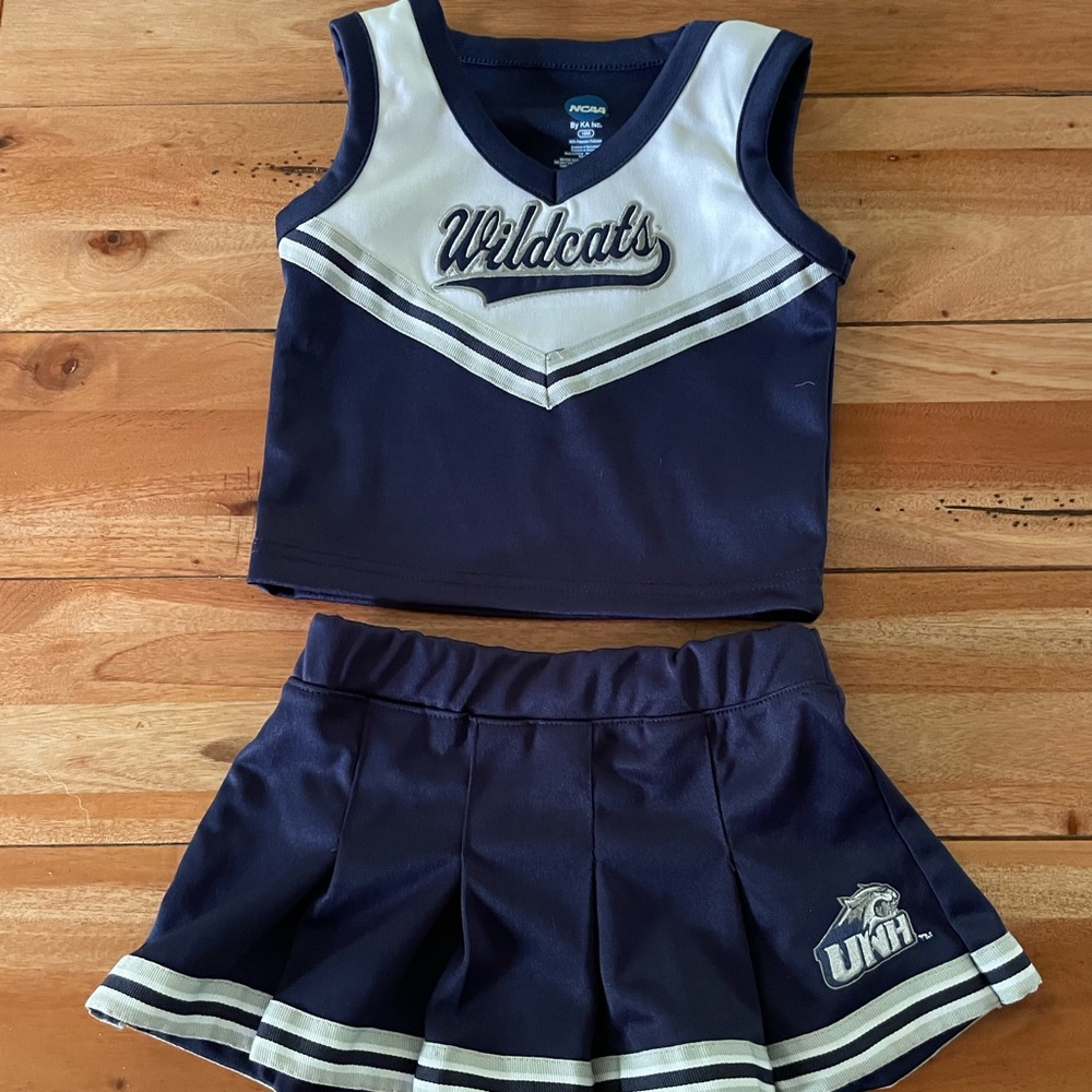 UNH Wildcats cheerleader costume 18 month